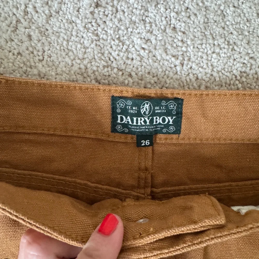 Dairy Boy Mini Skirt – Camel Brown – Size 26 – NWT - Picture 2 of 3